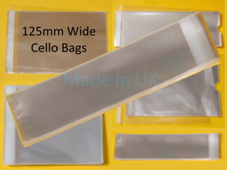 Cello Bags - 125mm Wide