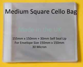 Medium Square 155mmx150mm Cello