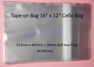 Tape On Bag-16 x 12- 313 x 407mm