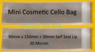 Mini Cosmetic Cello - 90mmx150mm
