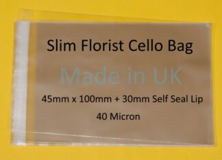 Slim Florist Cello -45mm x 100mm